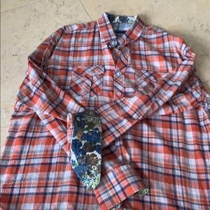 Like New George Roth men’s Linen Button down shirt